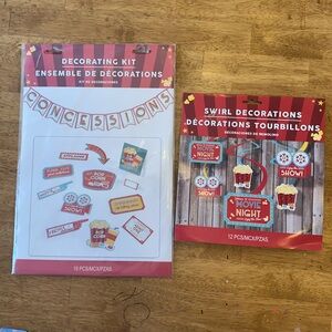 Movie Night - Concessions Decorating Kit